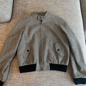 Ralph Lauren Black and White Houndstooth Jacket